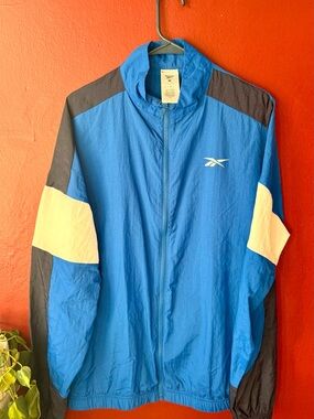 Reebok Train Woven Colorblock Windbreaker Jacket - Size M